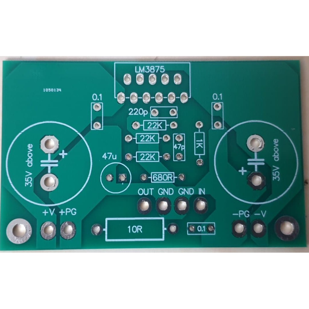 วงจรการพิมพ์ C16 DAlabs สําหรับ IC LM3875 (02 PCBs) | Shopee Thailand