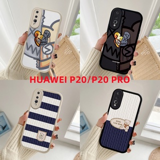 เคส HUAWEI P20 PRO P20 เคสโทรศัพท์ซิลิโคนกันกระแทก หมีรุนแรง KLQ