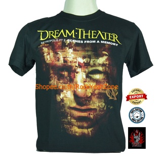 เสื้อยืดสีขาวเสื้อวง Dream Theater เสื้อไซส์ยุโรป ดรีมเธียเตอร์ PTA1149 เสื้อวงดนตรีต่างประเทศS-4XL