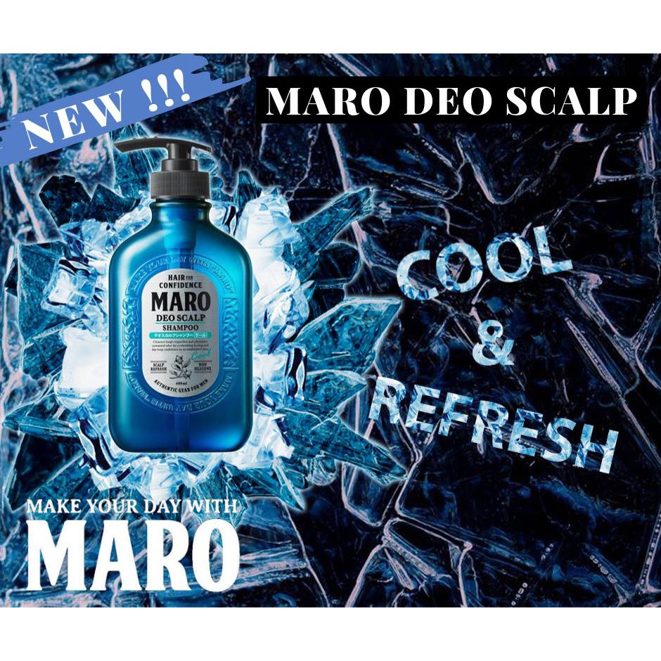 maro-deo-scalp-shampoo-มาโร-ดีโอ-สคาร์พ-แชมพู-400-ml-ขวดน้ำเงิน-ผลิตภัณฑ์ดูแลเส้นผม-นำเข้าจากประเทศญี่ปุ่น