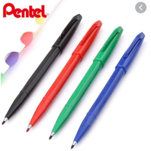 ปากกาเมจิก-ปากกาตัดเส้น-pentel-sign-pen-no-s520-ปากกา-เพนเทล