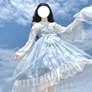 ชุดกระโปรงNi Liman ~ โรงงาน original lolita jacquard shell jsk กระโปรงหญิง Lolita ชุดนางฟ้า dress