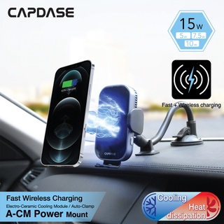 Capdase A-Cm อุปกรณ์เมาท์ขาตั้งเซรามิก ชาร์จไว ไร้สาย 300 มม. สําหรับติดรถยนต์