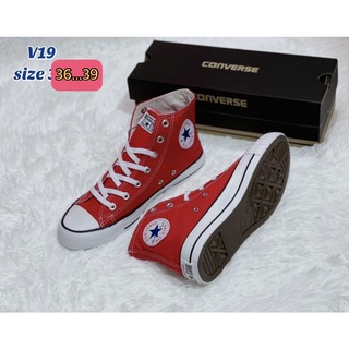 Converse รองเท้าผ้าใบผูกเชือกแบบหุ้มข้อ