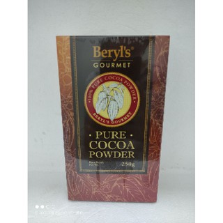 ผงโกโก้ 100% พรีเมี่ยม Beryls Cocoa Powder 250g