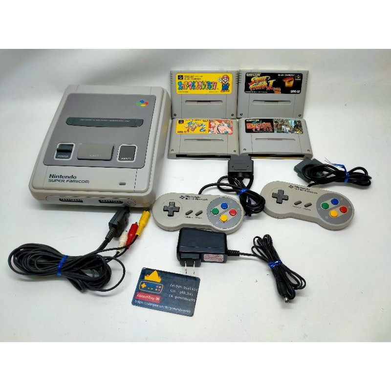 เครื่องเกม Super Famicom ชุด แถม 4 เกม มีทั้งหมด 3 ชุดให้เลือก | Shopee ...