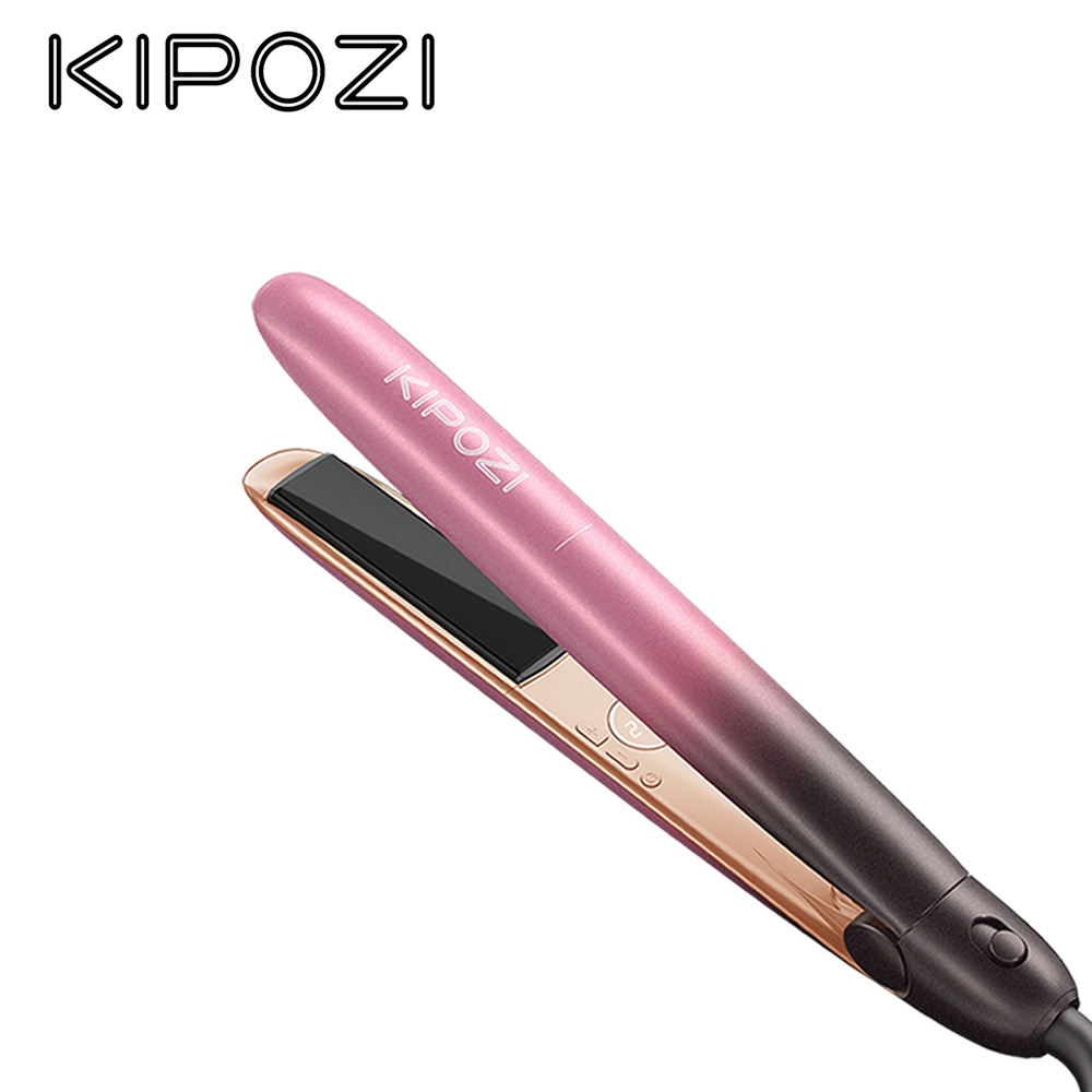 kipozi-เครื่องหนีบผม-เครื่องม้วนผม-2-in-1-แผ่นเหล็กหยิก-ptc-ร้อนเร็ว-r7