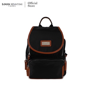 ภาพขนาดย่อของภาพหน้าปกสินค้าLouis Montini (Backpack for Women) กระเป๋าเป้ สำหรับผู้หญิง กระเป๋าสะพายหลัง ไนล่อน ผสมหนังแท้ กระเป๋าผู้หญิง Backpack - BBP03 จากร้าน louismontini_officialshop บน Shopee