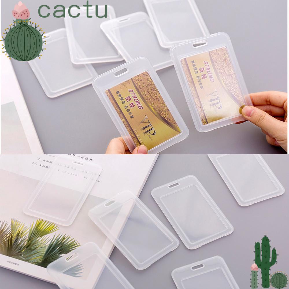 cactu-ซองใส่นามบัตร-ไอซีการ์ด-แบบพลาสติกใส-สองด้าน-กันขโมย-อุปกรณ์สํานักงาน-โรงเรียน