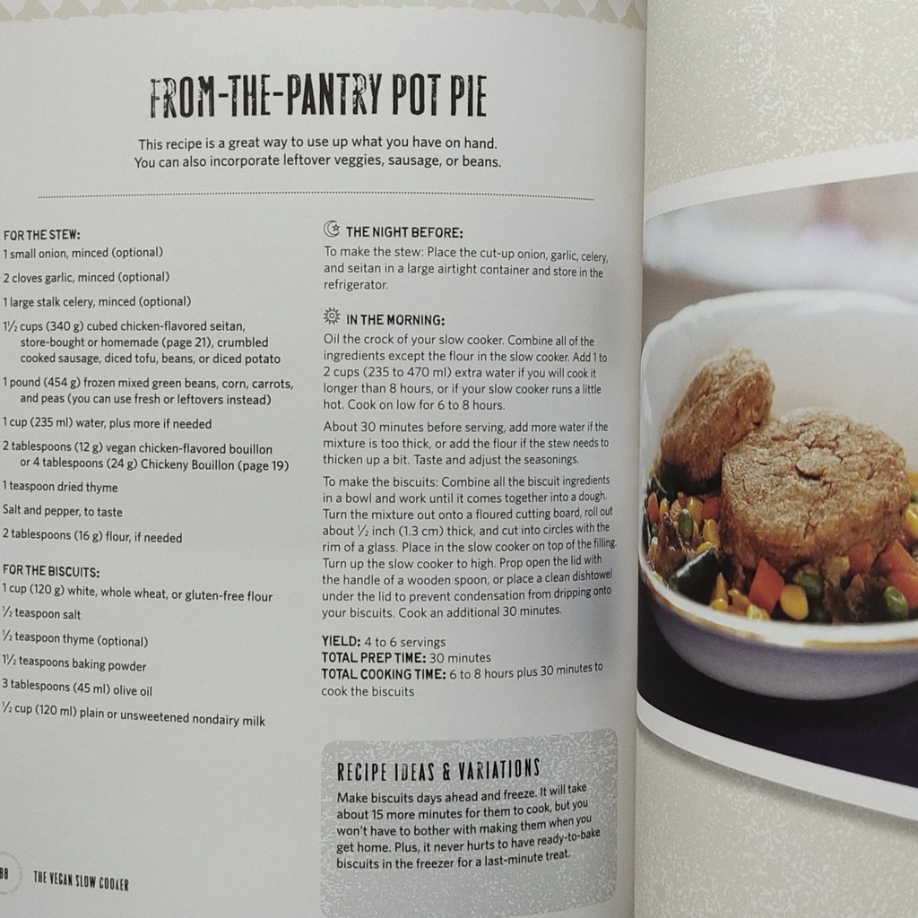 หนังสือ-อาหาร-วีแกน-ภาษาอังกฤษthe-vegan-slow-cooker-224page