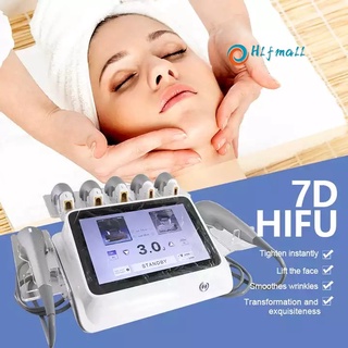 7D Hifu Facial Lifting Machine Anti-wrinkles Skin Tightening Body Slimming with 7 Cartridge Beauty Equipment SXPK