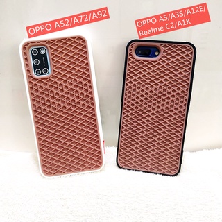 เคสโทรศัพท์มือถือ ยาง ปิดด้านหลัง ลายวาฟเฟิล Vans สําหรับ OPPO A8 A9 F9 F11 Pro A7X A7 A12 A12E A5S A31 A74 A54 A3S A5 A9 2020 A11X A53 A53S A33 A32 A52 A72 A92