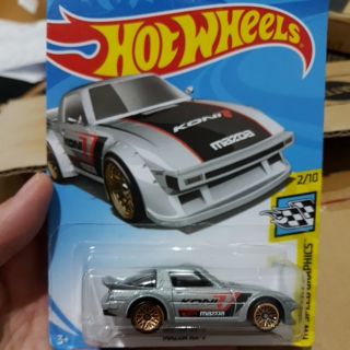 Mazda RX-7 Hot Wheels สีเทา รถเหล็ก