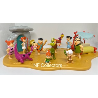 มนุษย์หินฟริ๊นท์สโตน 7-11 COMPLETE SET OF 14 FLINTSTONES JIGZAW FIGURE 7- ELEVEN THAILAND CARTOON NETWORK