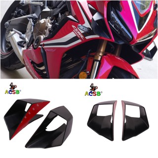 Winglets วิงเล็ต ปีกข้าง สีดำ 1 คู่✨HONDA CBR650R✨