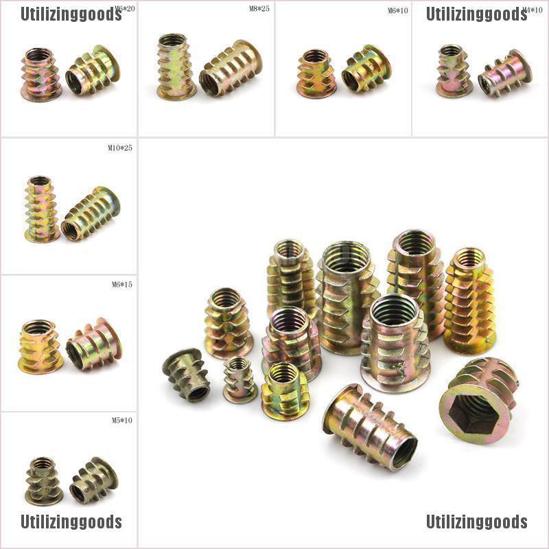 ภาพหน้าปกสินค้าUtilizinggoods หัวสกรูโลหะผสมสังกะสี 10 ชิ้น / ชุด สําหรับงานไม้ m 4 - m จากร้าน utilizinggoods.th บน Shopee