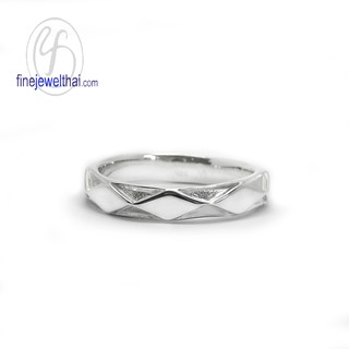 Finejewelthai-แหวนเงิน-แหวนคู่-เงินแท้925-แหวนหมั้น-แหวนแต่งงาน-Couple-Silver-Wedding-Ring-R135000