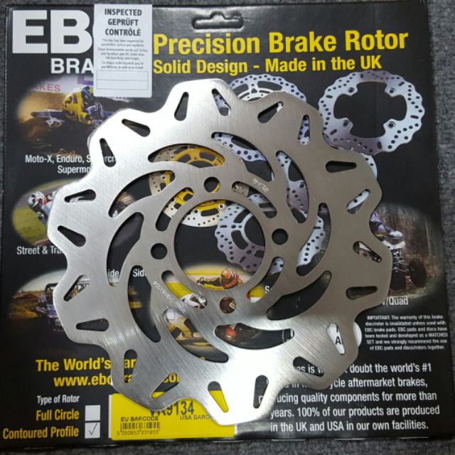 จานเบรค-ebc-brakes-จานเบรครถมอเตอร์ไซค์-pcx