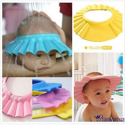 สินค้า ❤ xzq-หมวกอาบน้ำแบบปรับได้สำหรับเด็ก