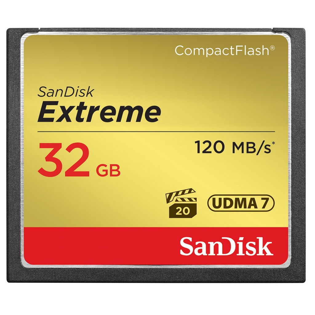 ภาพสินค้าSanDisk 32GB Extreme Compact Flash 120MB/s จากร้าน legendshopeemall บน Shopee ภาพที่ 1