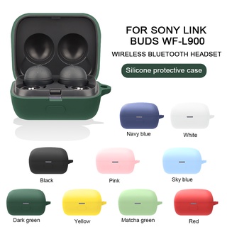 เคสซิลิโคนนิ่ม สีพื้น สําหรับหูฟัง Sony LinkBuds WF L900 Sony Link Buds WF L900