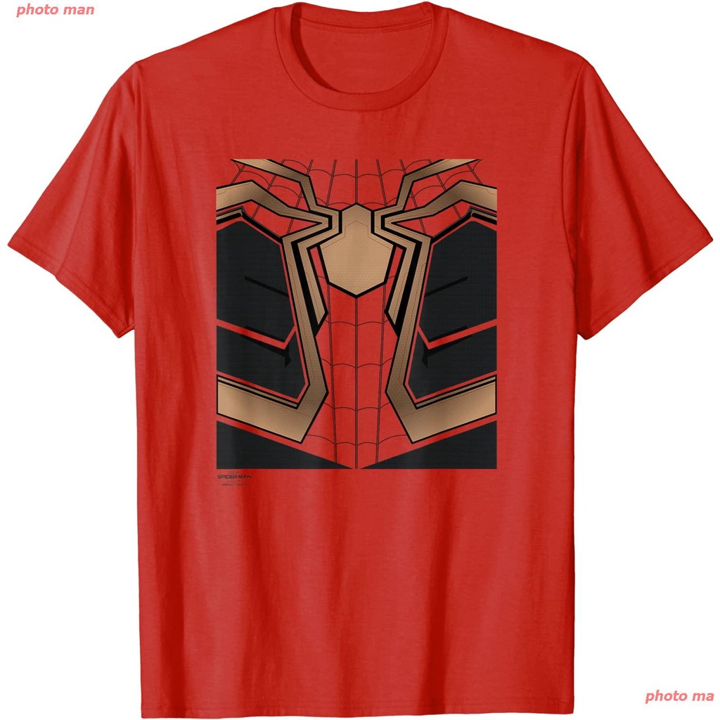 ราคาต่ำสุดสไปเดอร์แมน-เสื้อยืดวินเทจ-spider-manเสื้อยืด-marvel-spider-man-no-way-home-iron-spider-man-suit-costume-t-s