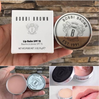 แท้ 💯% ลิปบาล์มยอดนิยม BOBBI BROWN SPF 15 15g