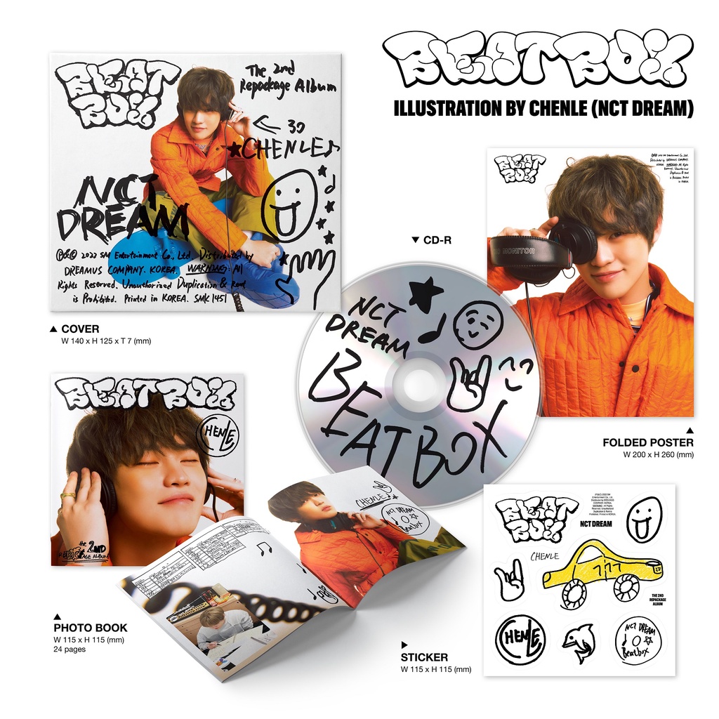 NCT DREAM - BEATBOX Digipack The 2nd Album Repackage + Free Gift