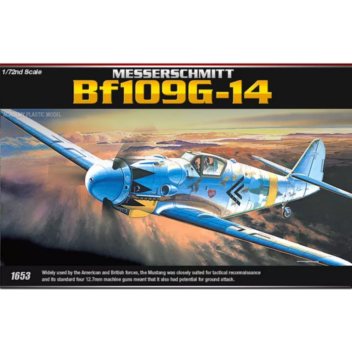 โมเดลประกอบ-academy-model-1-72-ac12454-messerschmitt-bf109g-14