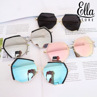 Ellastore123 แว่นตากันแดด ป้องกันรังสียูวี กันการสึกหรอ สําหรับผู้หญิง