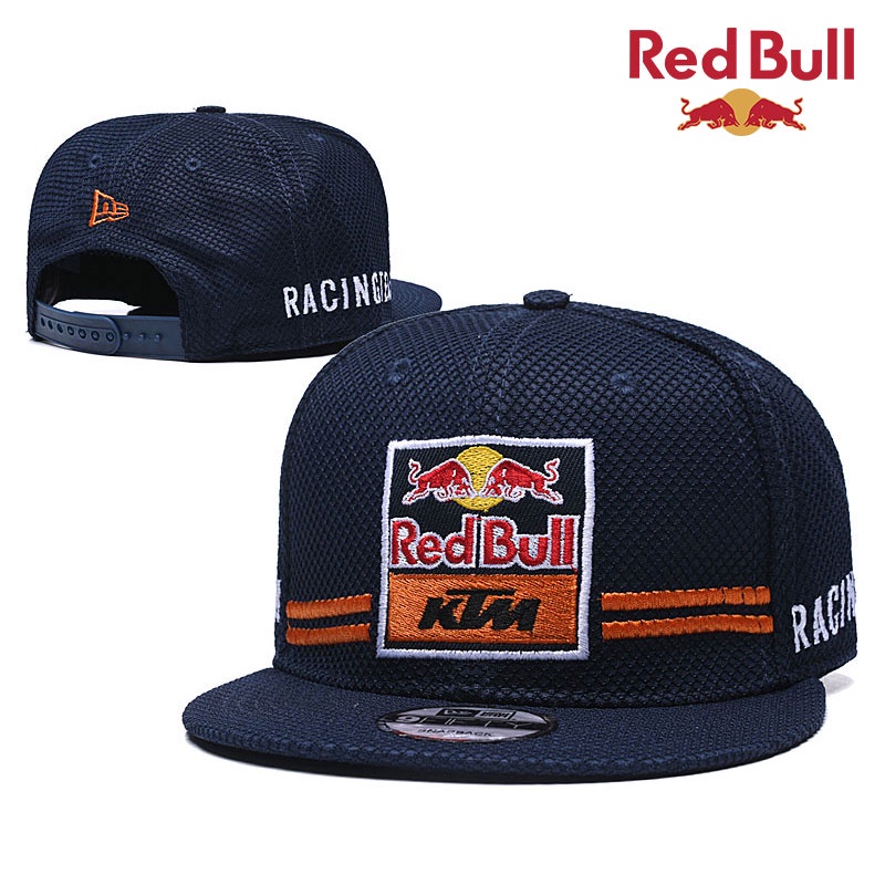 หมวกแข่งรถ-red-bull-ktm-หมวกฮิปฮอป-redbull-motogp-motorspors-หมวกปรับได้