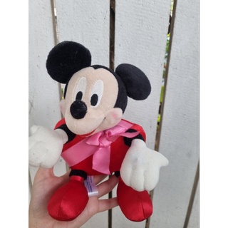 ตุ๊กตามิกกี้เมาส์​ มิกกี้หัวใจ​ mickey​ ตุ๊กตาดิสนีย์ ตุ๊​กตามือสอง