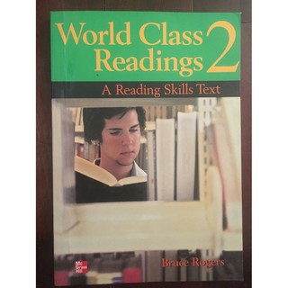 หนังสือ world class reading 2 a reading skills text by Bruce Rogers