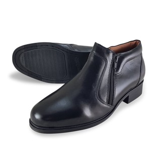 สินค้า FREEWOOD SHOES รองเท้าบูทหนังวัวแท้ รุ่น64-6382 สีดำ ( BLACK )