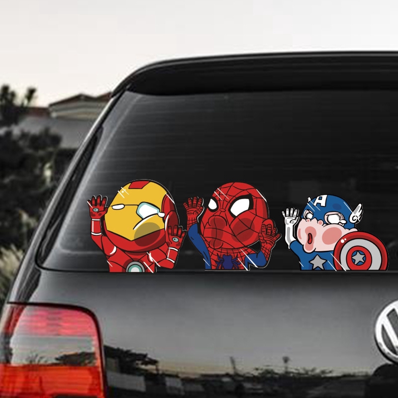 สติ๊กเกอร์ลาย-marvel-s-the-avengers-superhero-spider-man-สําหรับติดตกแต่งรถยนต์รถบรรทุกแล็ปท็อป