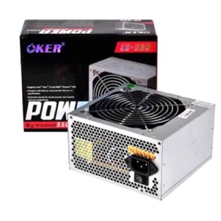 OKER Power Supply 550W EB-550 (สีเงิน)
