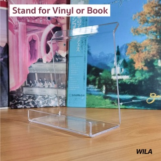 ที่วางแผ่นไวนิล ที่วางหนังสือ ขาตั้งไวนิลอะคริลิค ขาตั้งหนังสืออะคริลิค Stand for Vinyl or Book