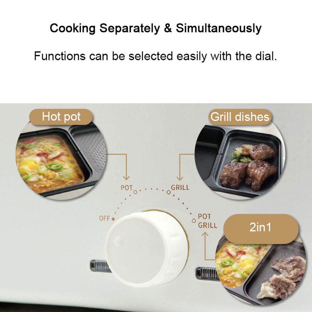 domus-dg-1000-two-panel-mini-electric-grill-2-cooking-zones-multi-function-oven