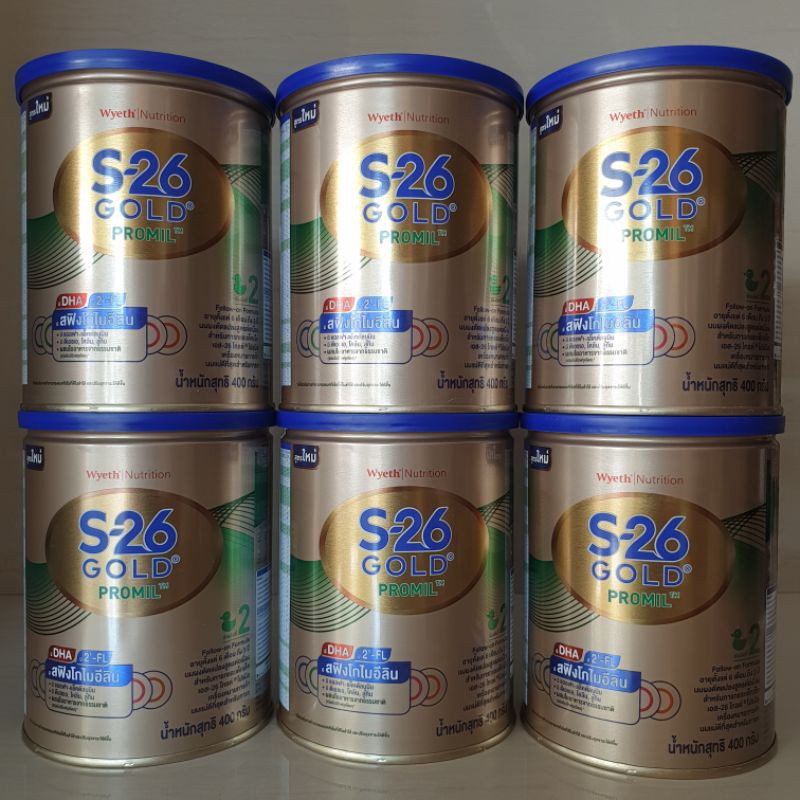 ภาพหน้าปกสินค้าs26 Gold Promil สูตร 2 ขนาด 400g (ทอง2)