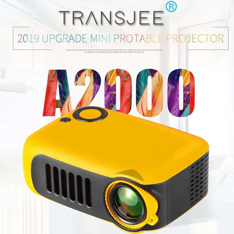 ♞♀ Mini Projector 4K A2000 1920*1080 Resolution Android WIFI Proyector ...