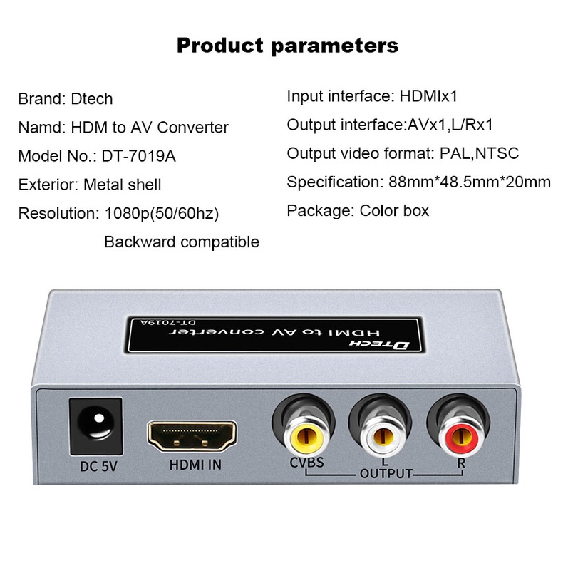 dtech-อุปกรณ์แปลงสัญญาณภาพ-จาก-hdmi-เป็น-av-รุ่น-at030a-high-definition-converter-ตัวแปลงสัญญาณ-hdmi-to-av