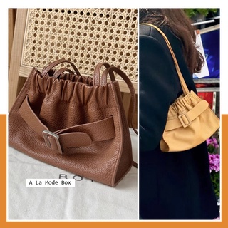 อัพเดตสีเพิ่ม!! 1:1 Square Soft buckled shoulder bag หนังแท้