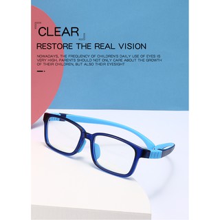 ภาพหน้าปกสินค้าเเว่นตากรองแสงเด็ก เเว่นตาเด็ก เเว่นถนอมสายตา แว่นตา แว่นตากรองแสง สีฟ้า จากจอคอมหรือมือถือ Anti Blue Light Glasses ซึ่งคุณอาจชอบสินค้านี้