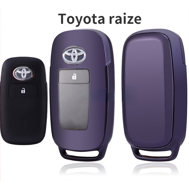 เคสกุญแจรีโมทรถยนต์-ซิลิโคน-tpu-โครเมี่ยม-สําหรับ-toyota-raize-avanza-2022-new-veloz-2021