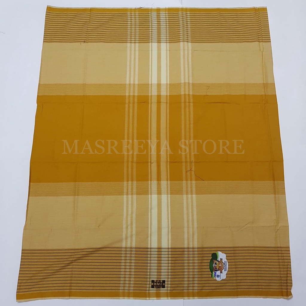 ภาพหน้าปกสินค้าผ้าโสร่งอินโดฯ ผู้ชาย "HAGI" เย็บสำเร็จ งานอินโดนีเซียแท้100% จากร้าน masreeyastore บน Shopee