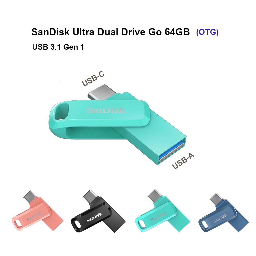 ภาพหน้าปกสินค้าSandisk Ultra Dual Drive GO USB-C 64GB จากร้าน neodigital บน Shopee