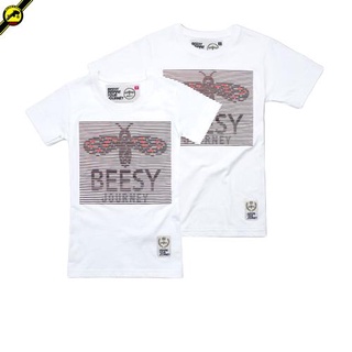 Beesy T-shirt เสื้อยืด รุ่น Line (ผู้หญิง) แฟชั่น คอกลม ลายสกรีน ผ้าฝ้าย cotton ฟอกนุ่ม ไซส์ S M L XL