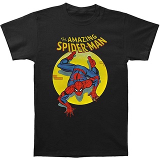 เสื้อยืดผ้าฝ้ายพิมพ์ลาย ราคาต่ำสุด!!100%cotton เสื้อ ยืด ผ้า มัด ย้อม Spider-Man Spotlight Adult Tee Men men เสื้อ ยืด ผ