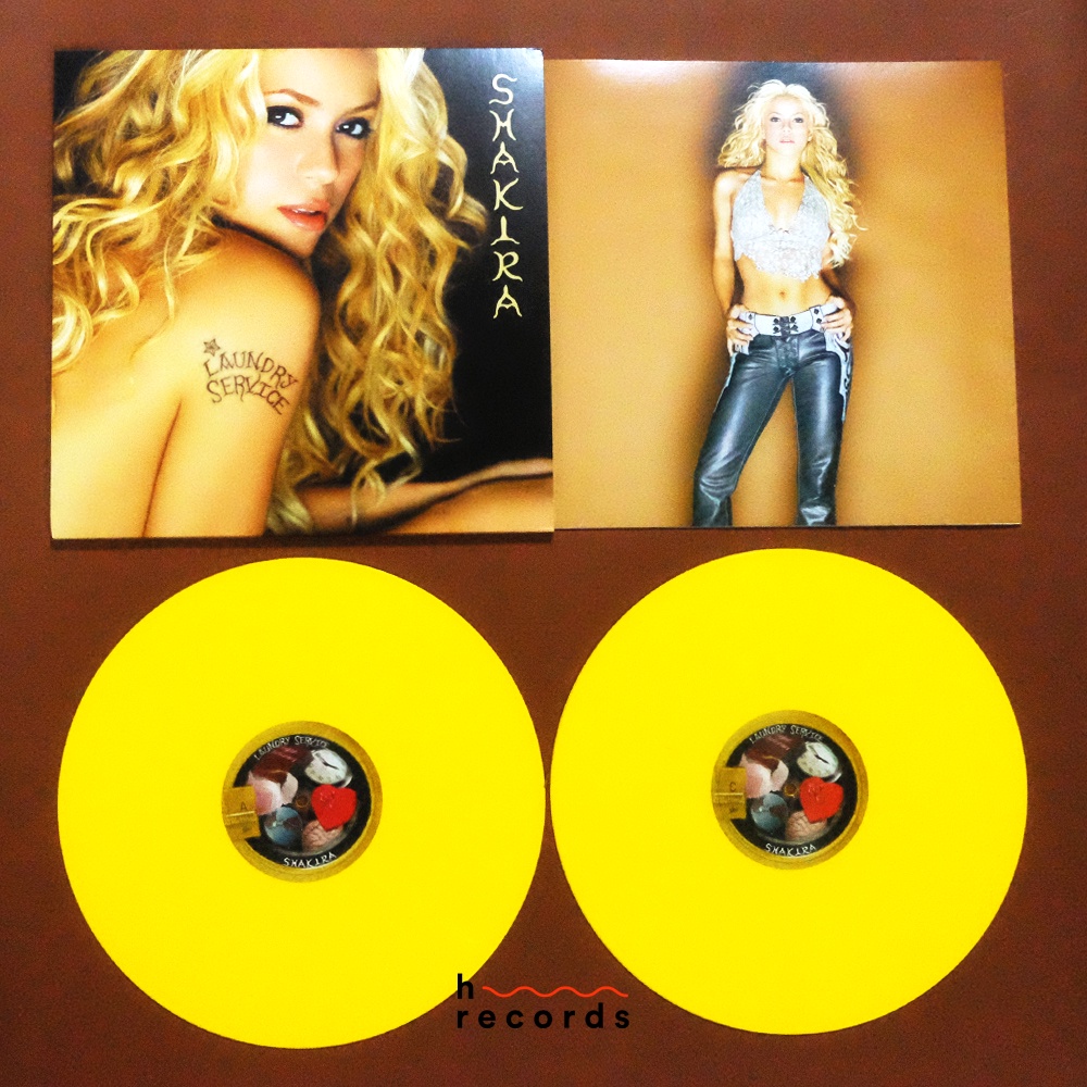 ส่งฟรี) แผ่นเสียง Shakira - Laundry Service (20th Anniversary Limited  Opaque Yellow Vinyl 2LP) | Shopee Thailand