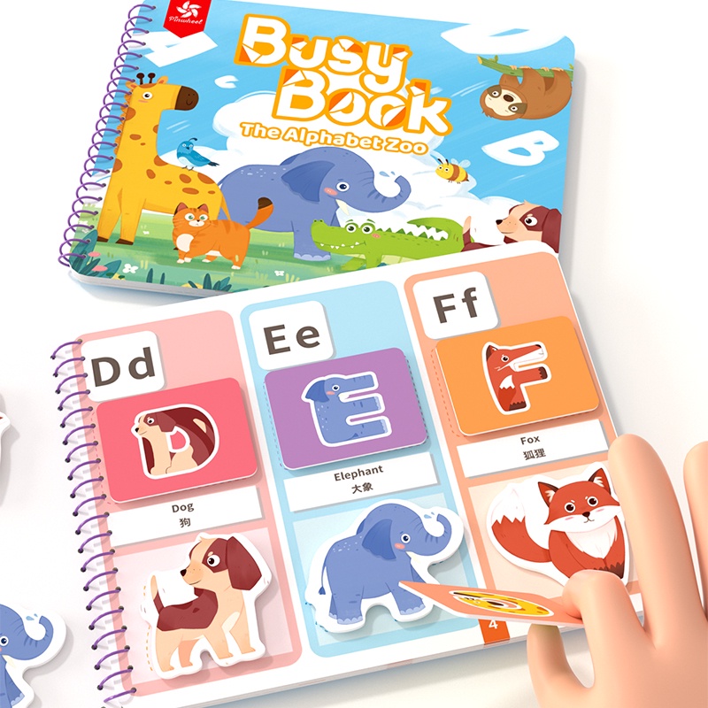 pinwheel-busy-book-single-pack-1ชุด-มี-1เล่ม-มี-7-level-quiet-book-หนังสือกิจกรรมเพิ่มทักษะการเรียนรู้สำหรับลูกน้อย